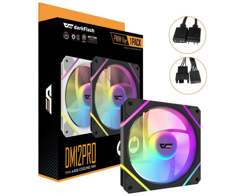 VENTILADOR AUXILIAR DM-12 120 PRO A-RGB NEGRO DARKFLASH (Espera 4 dias)-SX3 VENTILADOR AUXILIAR DM-12 120 PRO A-RGB NEGRO DARKFLASH (Espera 4 dias)